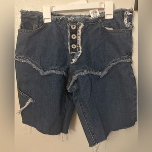 Rare Vintage Cargo Tommy Hilfiger Jean Shorts size 11